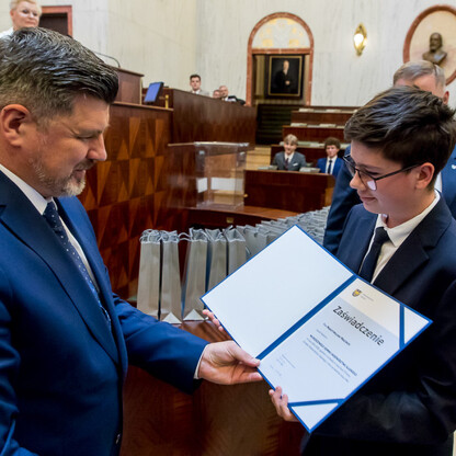 Inauguracyjna Sesja Młodzieżowego Sejmiku Województwa Śląskiego kadencji 2024-2026. fot. Tomasz Żak / UMWS