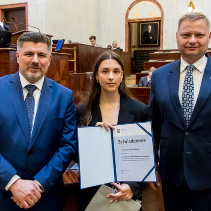 Inauguracyjna Sesja Młodzieżowego Sejmiku Województwa Śląskiego kadencji 2024-2026. fot. Tomasz Żak / UMWS