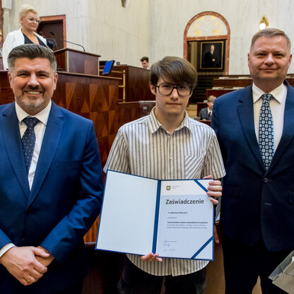 Inauguracyjna Sesja Młodzieżowego Sejmiku Województwa Śląskiego kadencji 2024-2026. fot. Tomasz Żak / UMWS