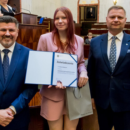Inauguracyjna Sesja Młodzieżowego Sejmiku Województwa Śląskiego kadencji 2024-2026. fot. Tomasz Żak / UMWS