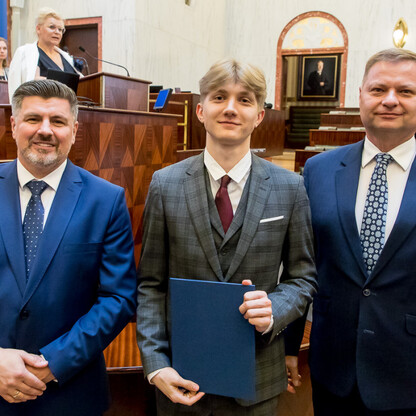 Inauguracyjna Sesja Młodzieżowego Sejmiku Województwa Śląskiego kadencji 2024-2026. fot. Tomasz Żak / UMWS