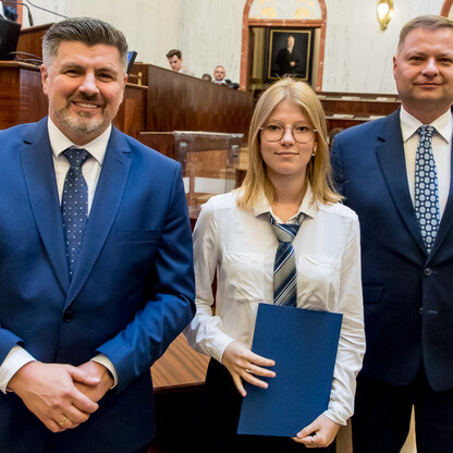 Inauguracyjna Sesja Młodzieżowego Sejmiku Województwa Śląskiego kadencji 2024-2026. fot. Tomasz Żak / UMWS