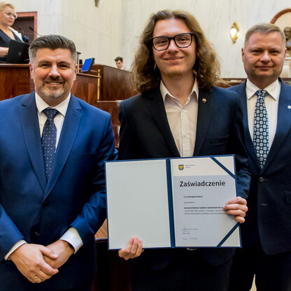 Inauguracyjna Sesja Młodzieżowego Sejmiku Województwa Śląskiego kadencji 2024-2026. fot. Tomasz Żak / UMWS