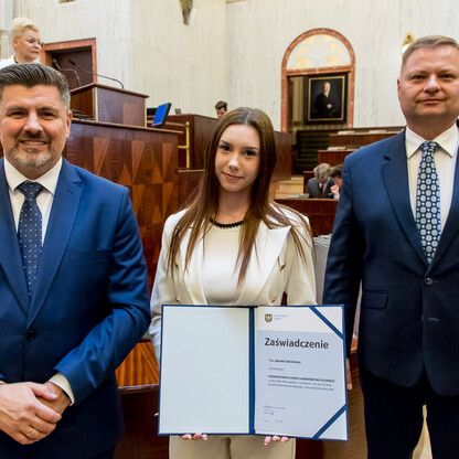 Inauguracyjna Sesja Młodzieżowego Sejmiku Województwa Śląskiego kadencji 2024-2026. fot. Tomasz Żak / UMWS