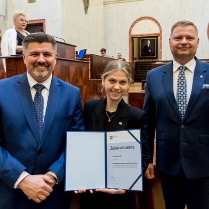 Inauguracyjna Sesja Młodzieżowego Sejmiku Województwa Śląskiego kadencji 2024-2026. fot. Tomasz Żak / UMWS