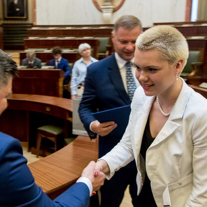 Inauguracyjna Sesja Młodzieżowego Sejmiku Województwa Śląskiego kadencji 2024-2026. fot. Tomasz Żak / UMWS