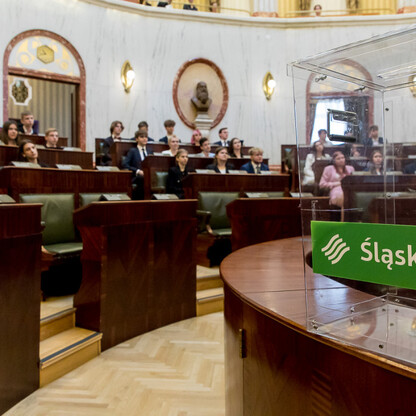 Inauguracyjna Sesja Młodzieżowego Sejmiku Województwa Śląskiego kadencji 2024-2026. fot. Tomasz Żak / UMWS