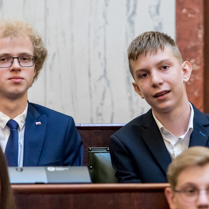 Inauguracyjna Sesja Młodzieżowego Sejmiku Województwa Śląskiego kadencji 2024-2026. fot. Tomasz Żak / UMWS