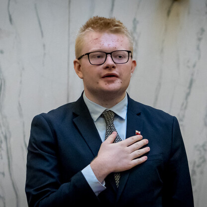 Inauguracyjna Sesja Młodzieżowego Sejmiku Województwa Śląskiego kadencji 2024-2026. fot. Tomasz Żak / UMWS
