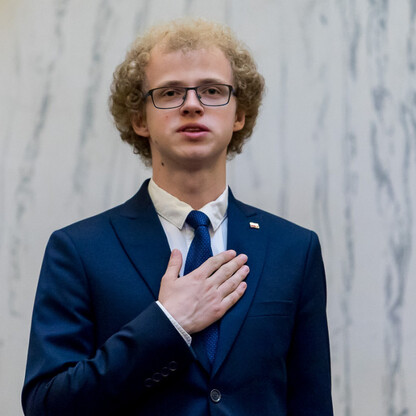 Inauguracyjna Sesja Młodzieżowego Sejmiku Województwa Śląskiego kadencji 2024-2026. fot. Tomasz Żak / UMWS