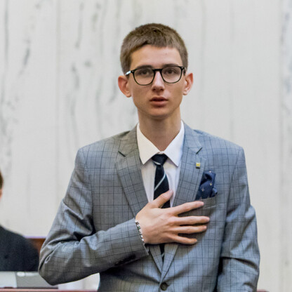 Inauguracyjna Sesja Młodzieżowego Sejmiku Województwa Śląskiego kadencji 2024-2026. fot. Tomasz Żak / UMWS