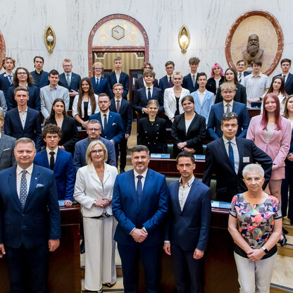 Inauguracyjna Sesja Młodzieżowego Sejmiku Województwa Śląskiego kadencji 2024-2026. fot. Tomasz Żak / UMWS