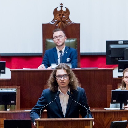 Inauguracyjna Sesja Młodzieżowego Sejmiku Województwa Śląskiego kadencji 2024-2026. fot. Tomasz Żak / UMWS