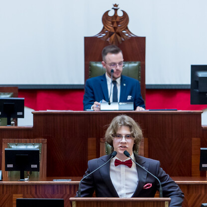 Inauguracyjna Sesja Młodzieżowego Sejmiku Województwa Śląskiego kadencji 2024-2026. fot. Tomasz Żak / UMWS