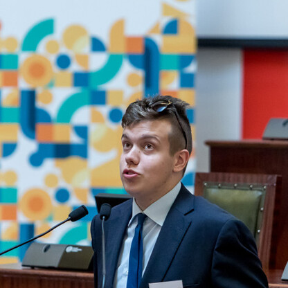 Inauguracyjna Sesja Młodzieżowego Sejmiku Województwa Śląskiego kadencji 2024-2026. fot. Tomasz Żak / UMWS