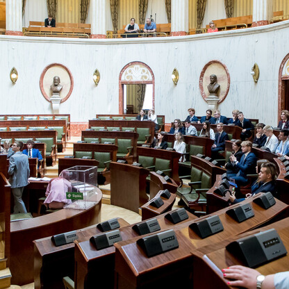 Inauguracyjna Sesja Młodzieżowego Sejmiku Województwa Śląskiego kadencji 2024-2026. fot. Tomasz Żak / UMWS