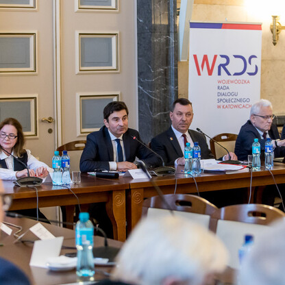 Posiedzenie WRDS w Katowicach. fot. Tomasz Żak / UMWS