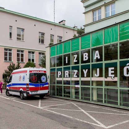 Konferencja prasowa dot.  budowy SOR wraz z lądowiskiem w Centrum Zdrowia Dziecka i Rodziny w Sosnowcu. fot. Tomasz Żak / UMWS