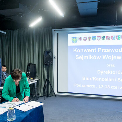 Posiedzenie Konwentu Przewodniczących Sejmików Województw RP. fot. Tomasz Żak / UMWS