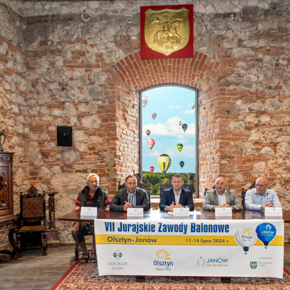 VII Jurajskie Zawody Balonowe - konferencja prasowa. fot. Tomasz Żak / UMWS
