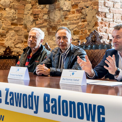 VII Jurajskie Zawody Balonowe - konferencja prasowa. fot. Tomasz Żak / UMWS
