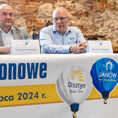VII Jurajskie Zawody Balonowe - konferencja prasowa. fot. Tomasz Żak / UMWS