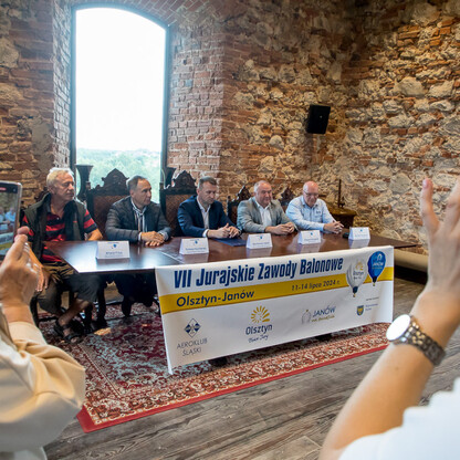 VII Jurajskie Zawody Balonowe - konferencja prasowa. fot. Tomasz Żak / UMWS