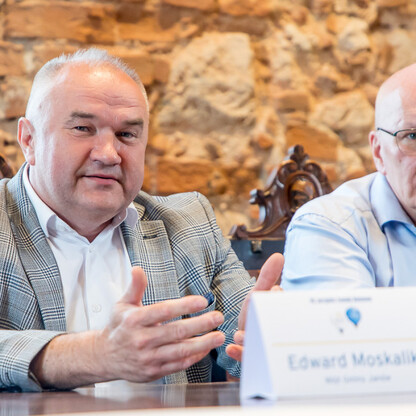 VII Jurajskie Zawody Balonowe - konferencja prasowa. fot. Tomasz Żak / UMWS