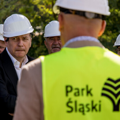 Budowa Kąpieliska Fala w Parku Śląskim. fot. Tomasz Żak / UMWS