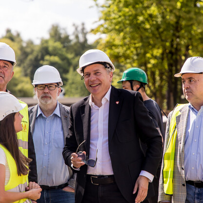 Budowa Kąpieliska Fala w Parku Śląskim. fot. Tomasz Żak / UMWS