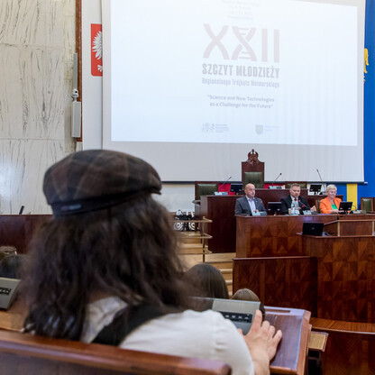 Inauguracja XXII Szczyt Młodzieży Regionalnego Trójkąta Weimarskiego. fot. Tomasz Żak / UMWS