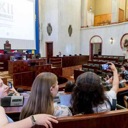 Inauguracja XXII Szczyt Młodzieży Regionalnego Trójkąta Weimarskiego. fot. Tomasz Żak / UMWS