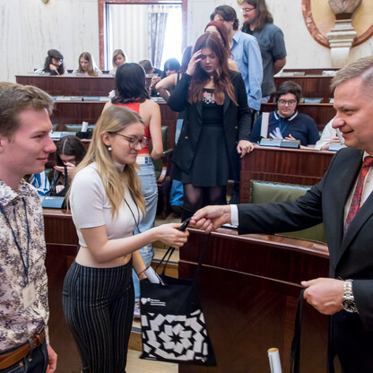 Inauguracja XXII Szczyt Młodzieży Regionalnego Trójkąta Weimarskiego. fot. Tomasz Żak / UMWS