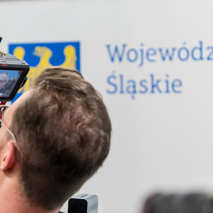 Konferencja prasowa Kolei Śląskich. fot. Tomasz Żak / UMWS