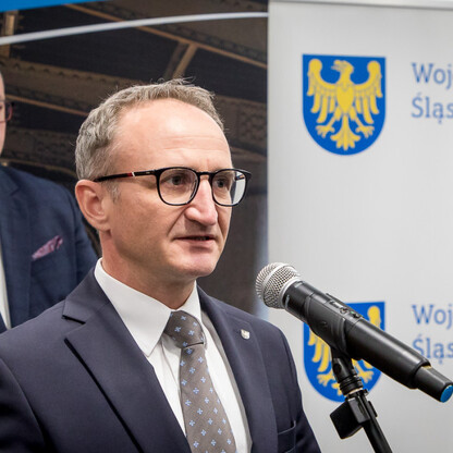 Konferencja prasowa Kolei Śląskich. fot. Tomasz Żak / UMWS