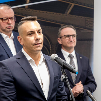 Konferencja prasowa Kolei Śląskich. fot. Tomasz Żak / UMWS