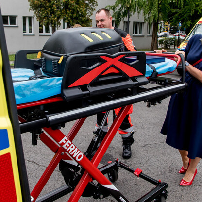 WPR w Katowicach wzbogaciło się o 3 ambulanse. fot. Tomasz Żak / UMWS