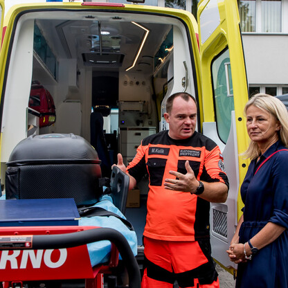 WPR w Katowicach wzbogaciło się o 3 ambulanse. fot. Tomasz Żak / UMWS
