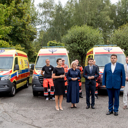 WPR w Katowicach wzbogaciło się o 3 ambulanse. fot. Tomasz Żak / UMWS