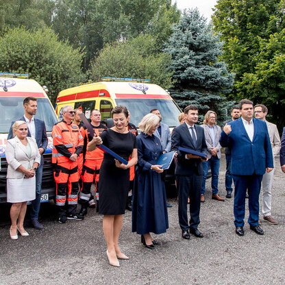 WPR w Katowicach wzbogaciło się o 3 ambulanse. fot. Tomasz Żak / UMWS
