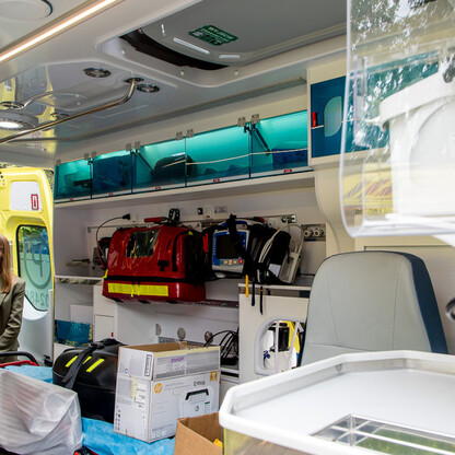 WPR w Katowicach wzbogaciło się o 3 ambulanse. fot. Tomasz Żak / UMWS