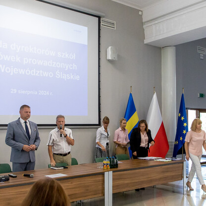 Nnarada dyrektorów szkół i placówek prowadzonych przez Województwo Śląskie. fot. Tomasz Żak / UMWS