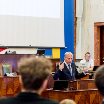 Sesja Młodzieżowego Sejmiku Województwa Śląskiego kadencji 2024-2026. fot. Tomasz Żak / UMWS