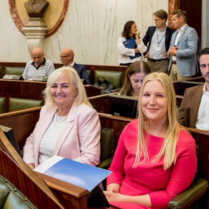 Sesja Młodzieżowego Sejmiku Województwa Śląskiego kadencji 2024-2026. fot. Tomasz Żak / UMWS