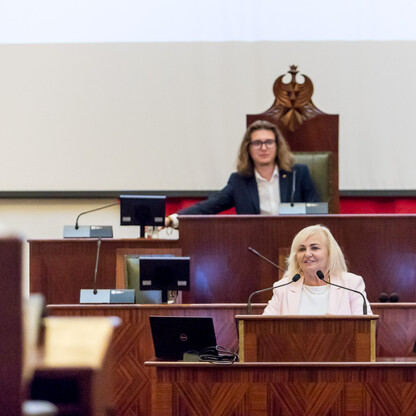 Sesja Młodzieżowego Sejmiku Województwa Śląskiego kadencji 2024-2026. fot. Tomasz Żak / UMWS