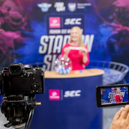 Konferencja prasowa przed finałem TAURON Speedway Euro Championship na Stadionie Śląskim . fot. Tomasz Żaik / UMWS