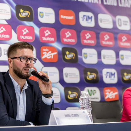 Konferencja prasowa przed finałem TAURON Speedway Euro Championship na Stadionie Śląskim . fot. Tomasz Żaik / UMWS