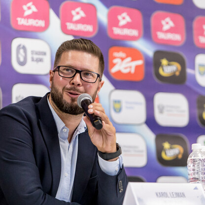 Konferencja prasowa przed finałem TAURON Speedway Euro Championship na Stadionie Śląskim . fot. Tomasz Żaik / UMWS