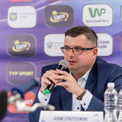 Konferencja prasowa przed finałem TAURON Speedway Euro Championship na Stadionie Śląskim . fot. Tomasz Żaik / UMWS