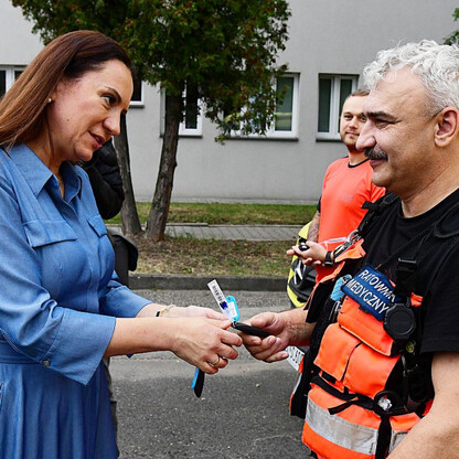 Nowe karetki dla WPR w Katowicach. fot. Patryk Pyrlik / UMWS